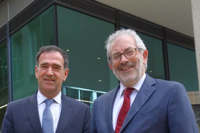 John Mothersole, chief executive of Sheffield City Council and Lord Kerslake