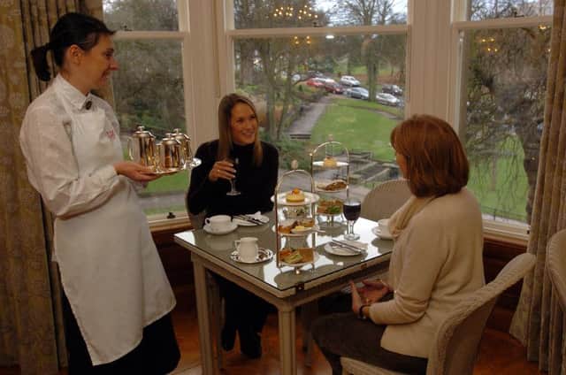 Christmas Tea at Bettys cafe and tea rooms in Harrogate. Picture: Mike Cowling