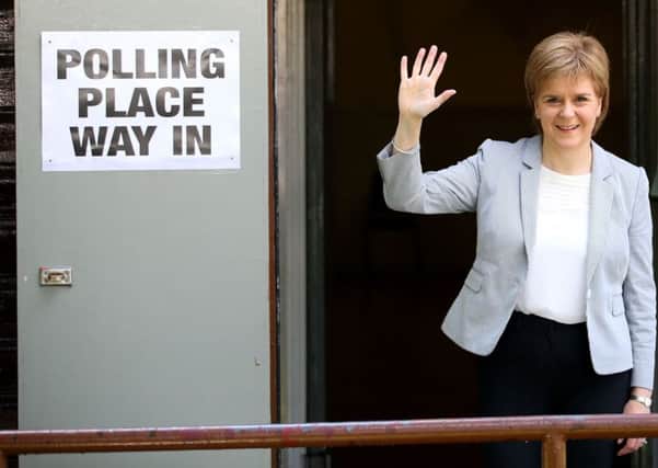 Nicola Sturgeon has raised the prospect of a second vote on Scottish independence.