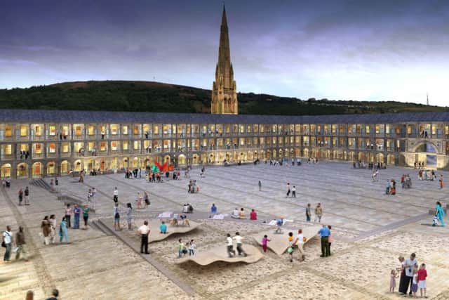 Piece Hall, which is undergoing a major restoration is one of Yorkshire's architectural gems according to Tracey Harvey.