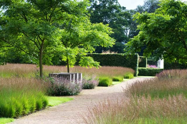 The walled garden by Piet Oudolf is one of the star attractions at Scampston Hall