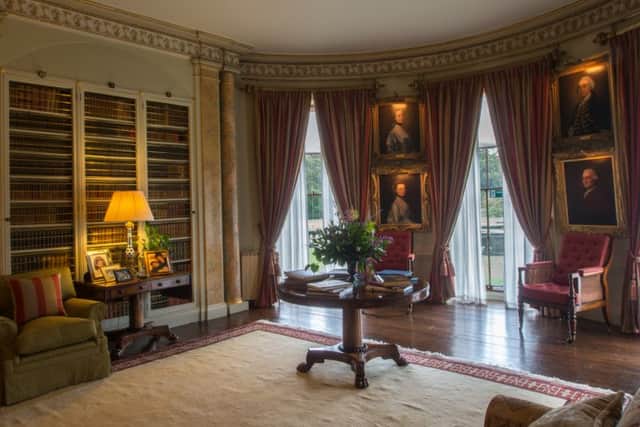 The  book collection is one of the most important parts of the property's heritage, as are the paintings.