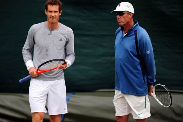 Andy Murray is reunited with his coach Ivan Lendl, one of Boris Becker's long-time playing rivals in the 80s and 90s. Picture: Adam Davy/PA.