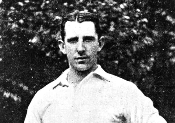 Major Booth was a talented and charismatic all-rounder for Yorkshire and England. He was killed on the first day of the battle while serving with the Leeds Pals.
