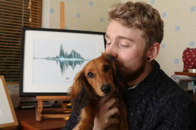 Ryan Harrison founded Woof on the Wall in a temporary studio in Mirfield, West Yorkshire. Picture: Ross Parry Agency