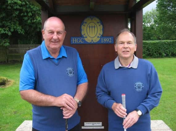 Steve Dennard and Graham Bond, winners of the Tom Howard Memorial Trophy.