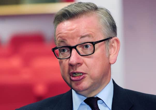 Michael Gove during the Vote Leave campaign pictured in Leeds in June: Jonathan Gawthorpe
