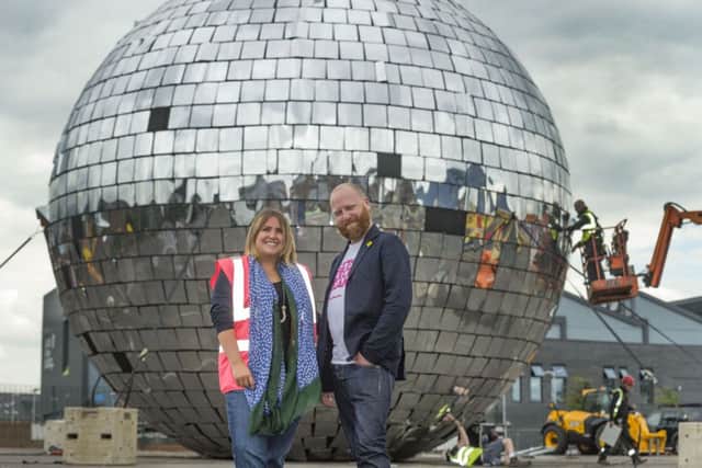Laura Wellington, co-director of Dukes Studios, with Matt Burman, artistic director of the Yorkshire Festival. Picture: James Hardisty