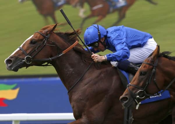 Hawkbill ridden by William Buick before winning The Coral-Eclipse Race run during Coral-Eclipse Day at Sandown Park Racecourse. (Picture: Julian Herbert/PA Wire)