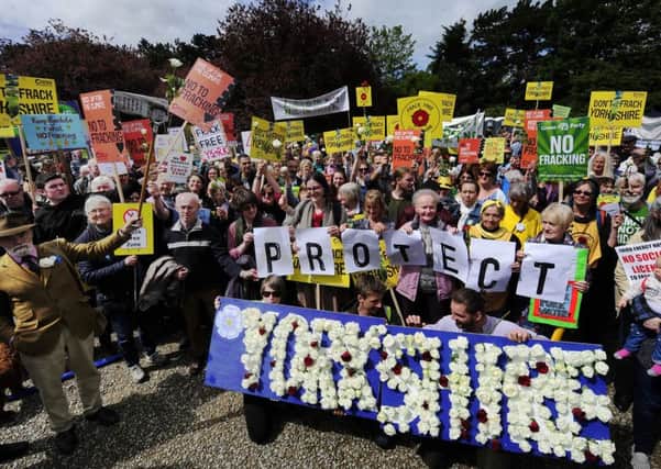 Fracking continues to polarise opinion in North Yorkshire.