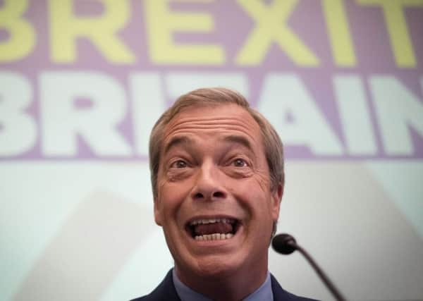 Nigel Farage is stepping down as Ukip leader.
