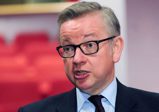 Michael Gove pictured in Leeds during his campaign to leave the EU with Vote Leave. Jonathan Gawthorpe