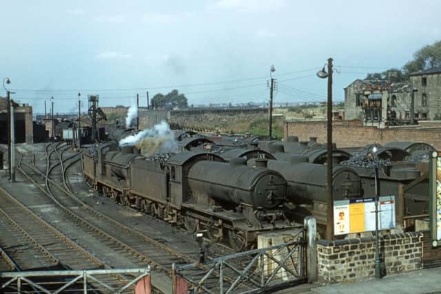The Last Years of Yorkshire Steam

Barnsley MPD 63697 and 64902 with others 16 August   1959