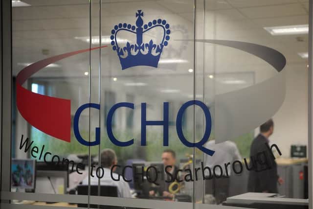 Staff at GCHQ Scarborough.