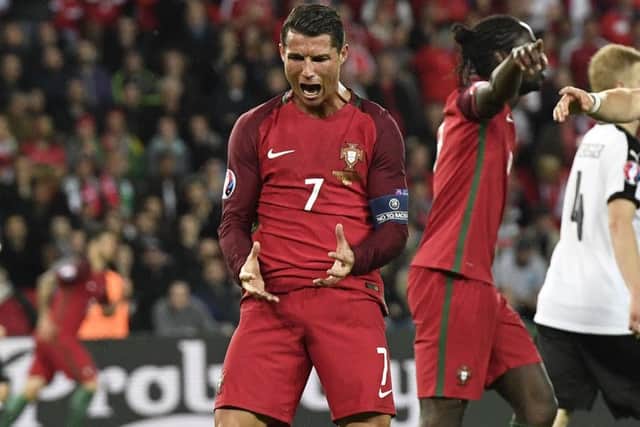 Portugal's Cristiano Ronaldo. Picture: AP/Martin Meissner.