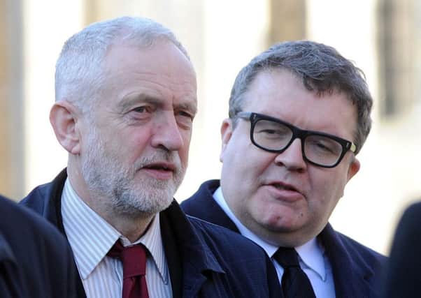Jeremy Corbyn and Tom Watson. Picture Scott Merrylees