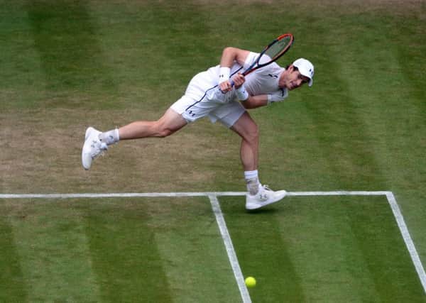Andy Murray on his way to defeating Nick Kyrgios (Picture: Anthony Devlin/PA Wire).
