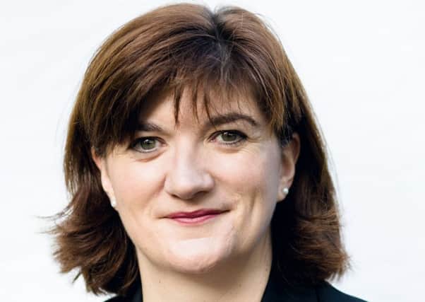 The Secretary of State for Education and Minister for Women and Equalities Nicky Morgan MP.