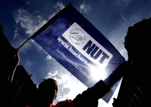 The NUT has called strike action across the country today.