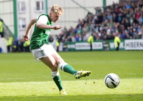 Hibernian's Jason Cummings is wanted by Rotherham United