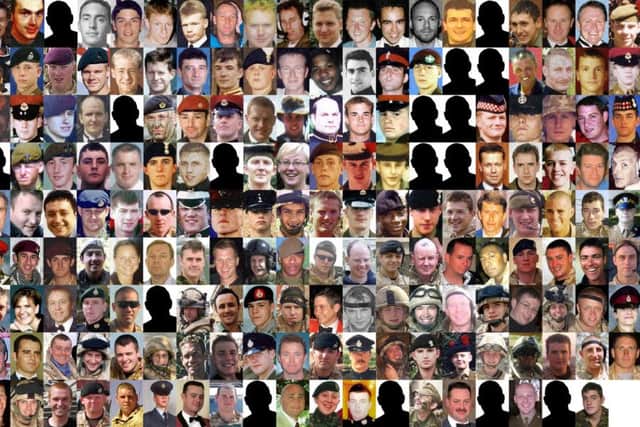 The 179 troops that died during the conflict in Iraq.