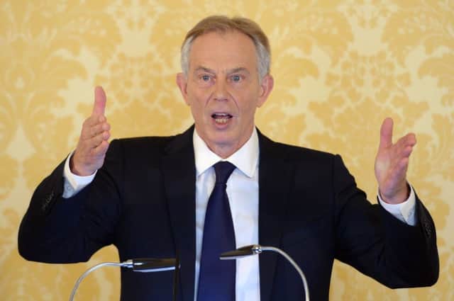 Tony Blair holds a press conference at Admiralty House, London, where responding to the Chilcot report he said: "I express more sorrow, regret and apology than you may ever know or can believe."