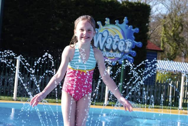 The water park at Paultons Park in Hampshire