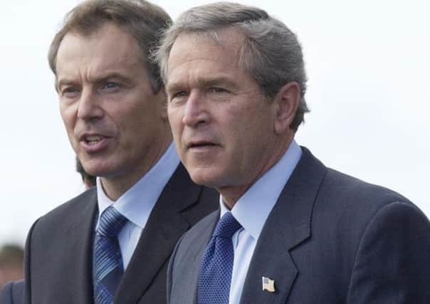 Letters between Blair and Bush were released alongside the report