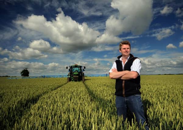 At just 26, Rob Henley is in charge of the family farm at Langthorpe, near Boroughbridge.   Picture: Simon Hulme