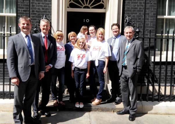 Yorkshire MPs and campaigners visited Downing Street in 2011 to lobby for the Leeds unit to stay open.