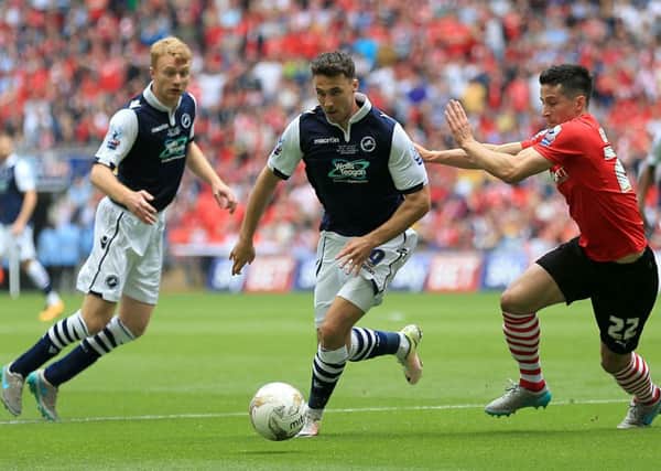Millwall's Lee Gregory. Nigel French/PA.