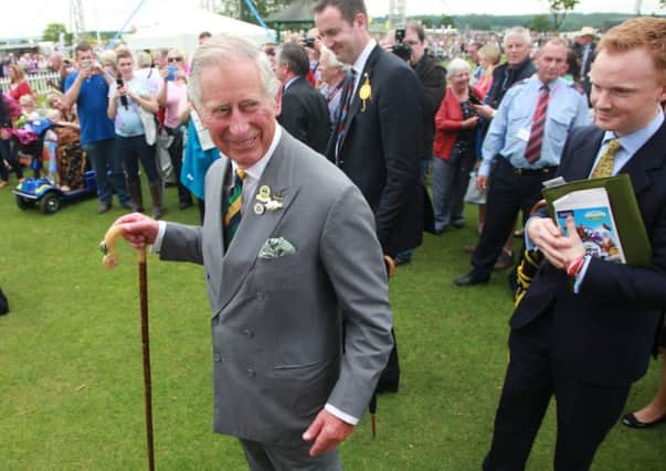 Prince Charles is a great champion of the Great Yorkshire Show.