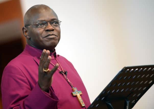 Archbishop of York Dr John Sentamu.