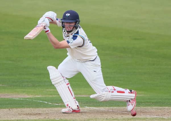UNTIMELY BLOW: Yorkshire's Gary Ballance.