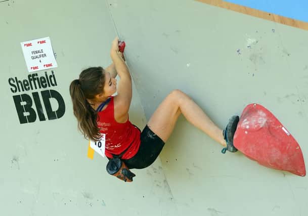 As well as the headline event, The British Bouldering Championships, other events included mountain biking, parkour and skateboarding. Picture Scott Merrylees