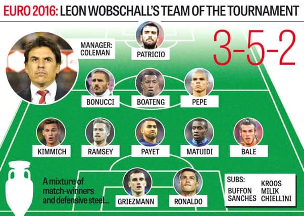 Leon Wobschall's Team of Euro 2016. Agree?