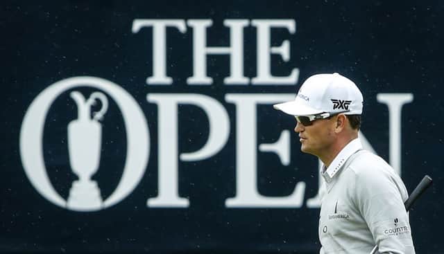 Defending champion Zach Johnson during the Open practice day at Royal Troon on Monday (Picture: Danny Lawson/PA Wire).