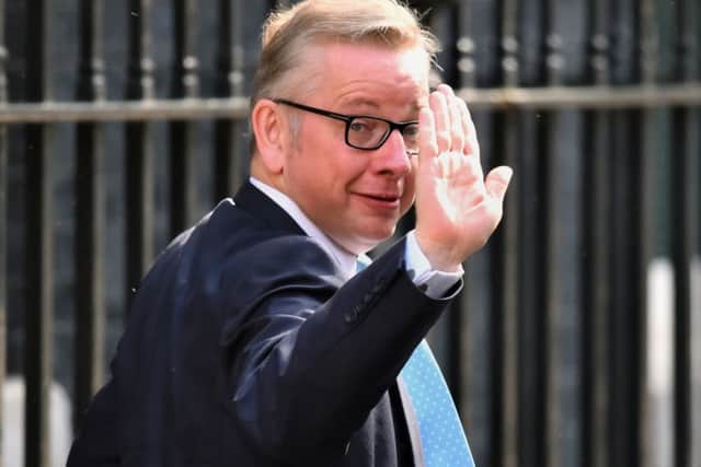 Justice Secretary Michael Gove arrives in Downing Stree for the final Cabinet meeting with David Cameron as Prime Minister. Picture: Dominic Lipinski/PA Wire