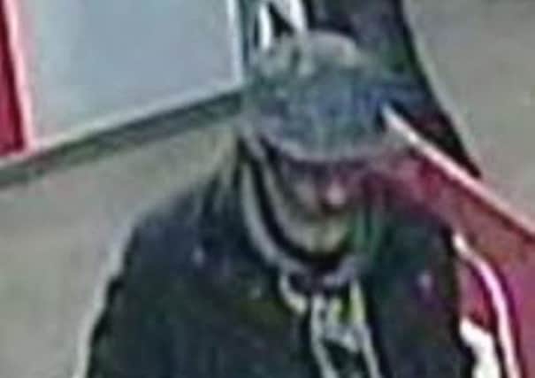 British Transport Police want to trace this men in connection with an assault at Doncaster rail station