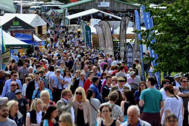Crowds at the first day of the 2016 Great Yorkshire Show