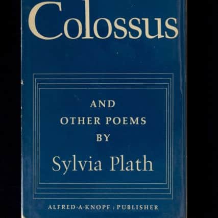 The first edition of The Colossus and other Poems by American poet and novelist Sylvia Plath