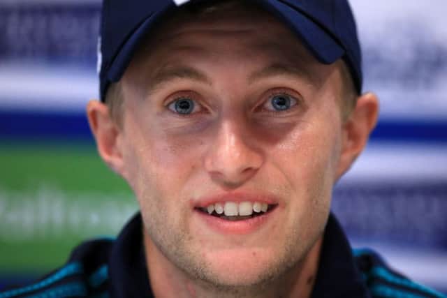 England's Joe Root during a press conference at Lord's Picture: John Walton/PA.