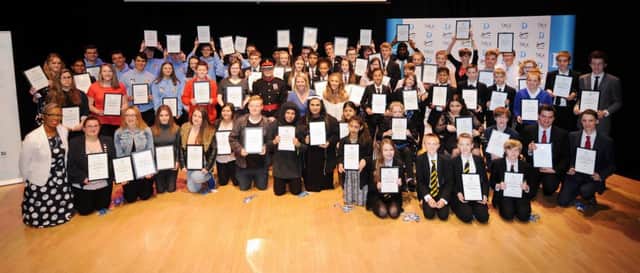 YOUNG ACHIEVERS: 75 inspirational youngsters take home the award.