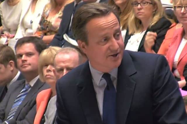 Prime Minister David Cameron speaks during his last Prime Minister's Questions in the House of Commons, London. PA Wire