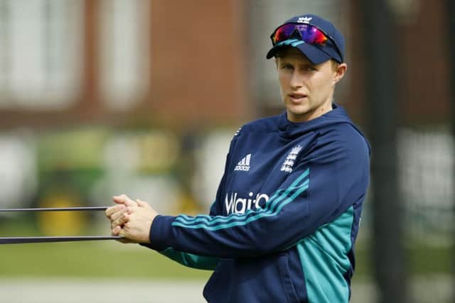 MOVING ON UP: Yorkshire and England's Joe Root during a nets session at Lord's on Wednesday. Picture : Paul Harding/PA.