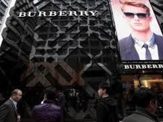Burberry has seen a fall in trading falling reduced Chinese demand