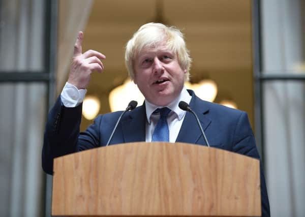 Boris Johnson began work as Foreign Secretary yesterday