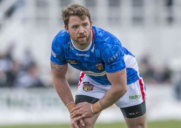 COMING BACK: Captain Danny Kirmond is due back from injury for wakefield Trinity against Catalans. Picture: Allan Mackenzie.