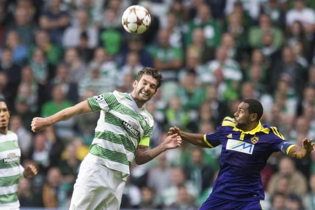 Charlie Mulgrew (left, in action for Celtic. Picture: Jeff Holmes/PA.