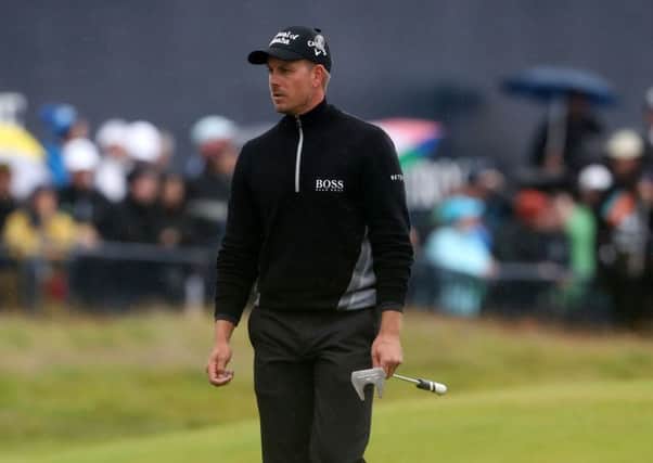 Sweden's Henrik Stenson during day two of The Open Championship at Royal Troon. Picture: Peter Byrne/PA.